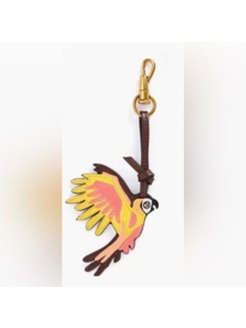Zimmermann Leather parrot keychain